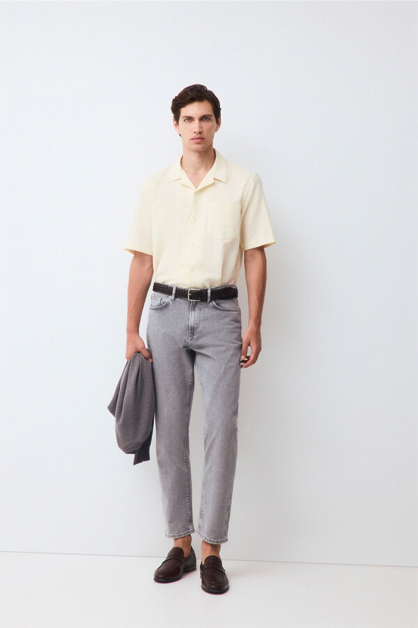 Pedro del Hierro Tapered fit jeans Grey