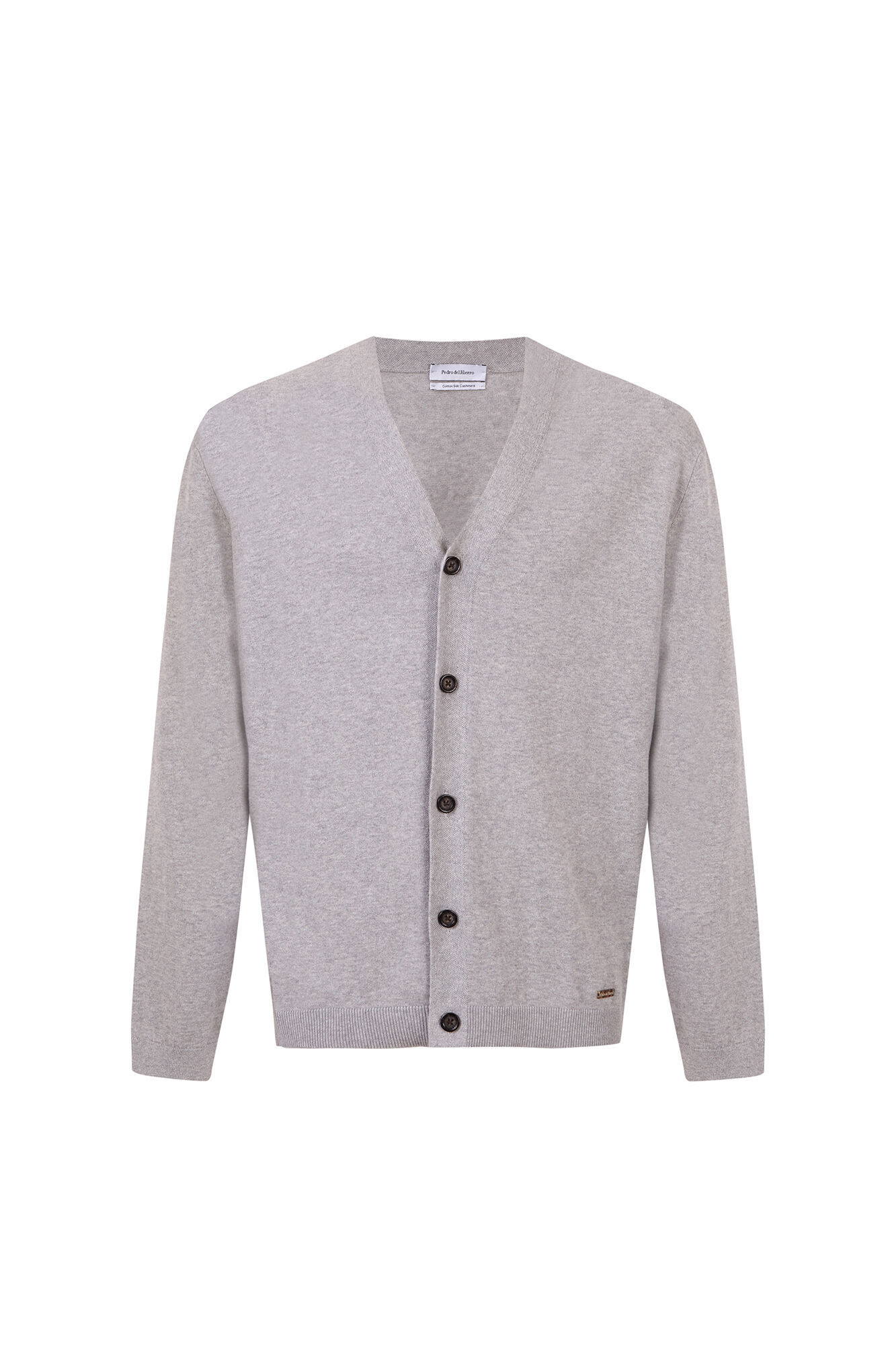 Pedro del Hierro Cotton knit V-neck button cardigan