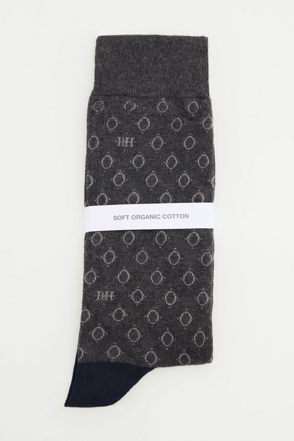 Pedro del Hierro Logo sport sock Grey