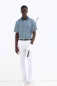 Pedro del Hierro Striped golf polo shirt
