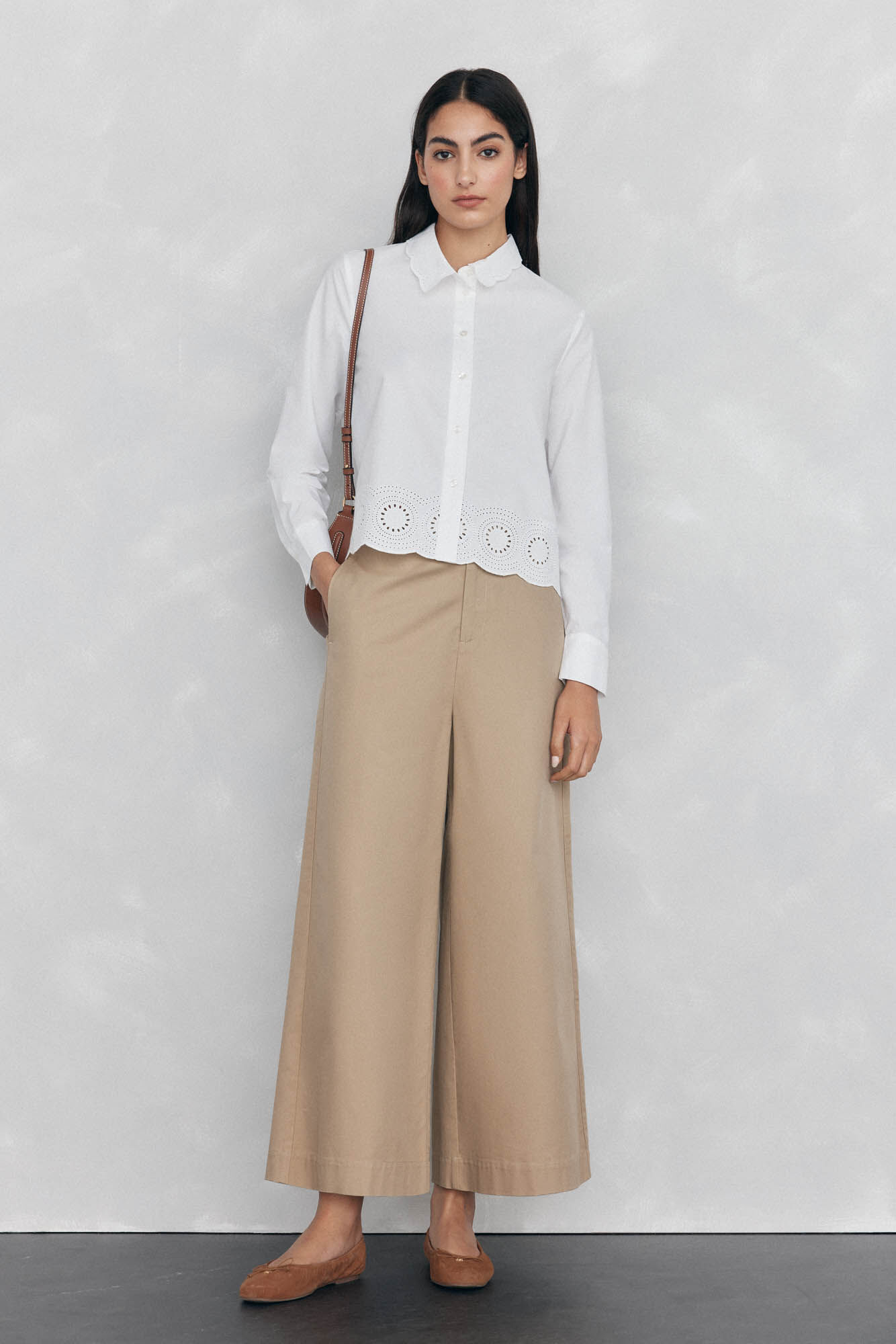 Pedro del Hierro Plain embroidered shirt