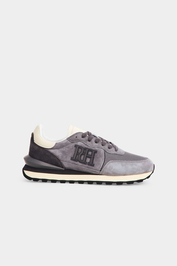 Zapatilla deportiva combinada piel