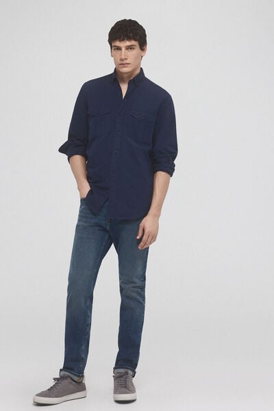 Pedro del Hierro Pantalón vaquero premium flex ligero slim fit Blue