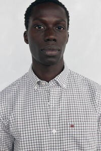 Pedro del Hierro Non-iron Oxford checked shirt