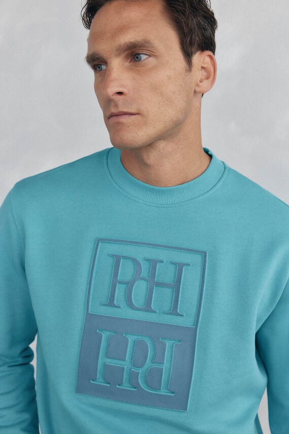Sudadera logo relieve