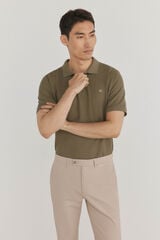 Pedro del Hierro Basic piqué polo shirt Green