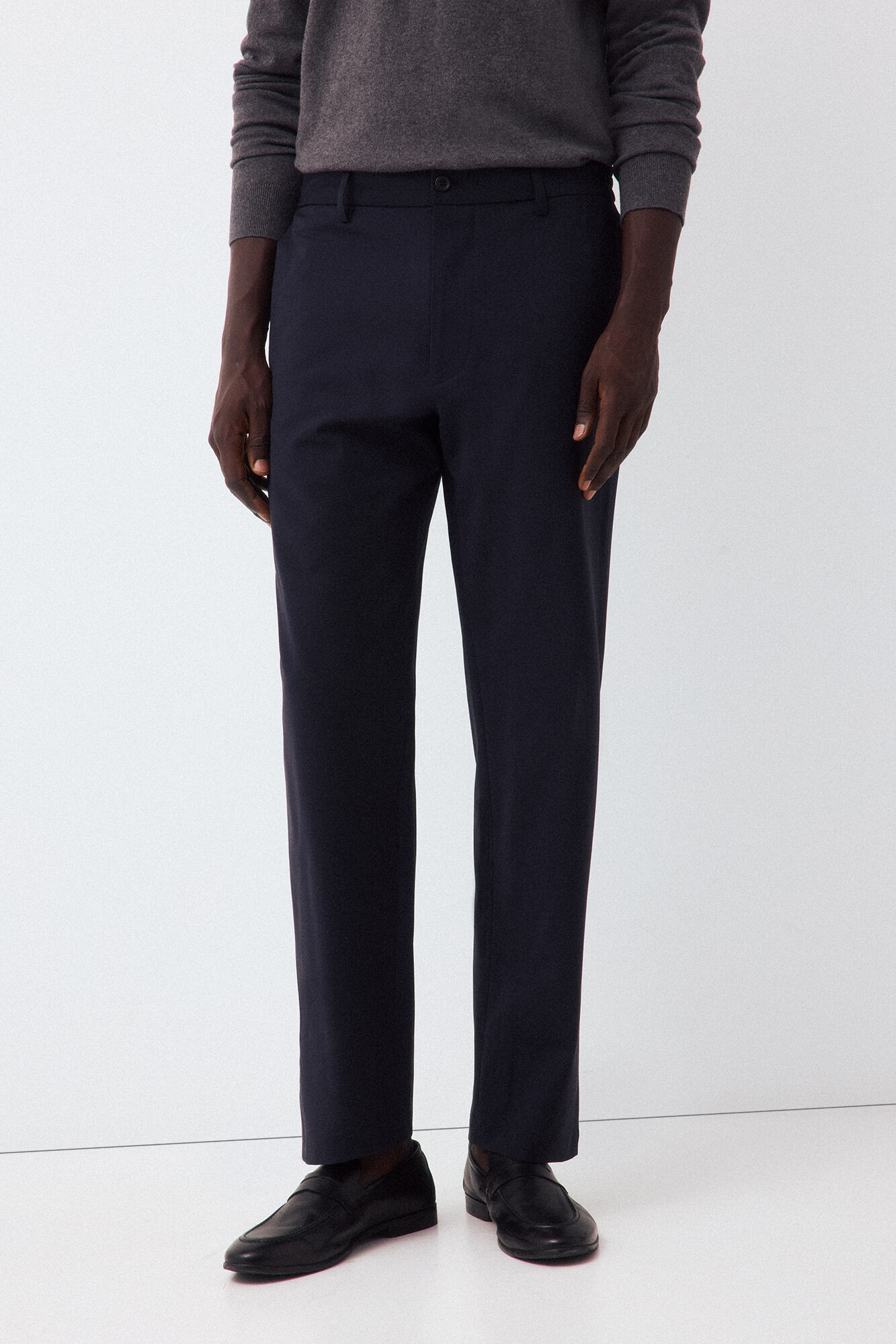 Pedro del Hierro Regular fit trousers with elasticated waist