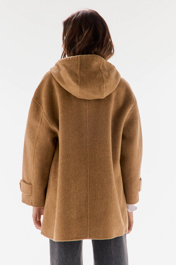 TFP by Tamara Falcó Double-sided coat with hood Brown