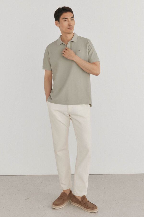Pedro del Hierro Polo básico piqué Verde