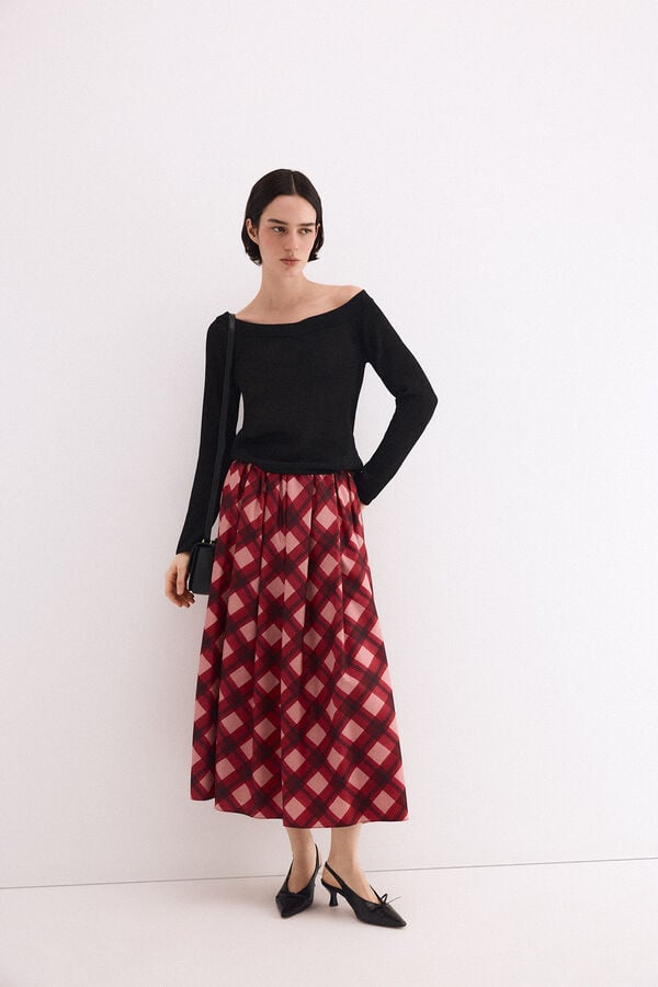 TFP by Tamara Falcó Glitter effect jumper Black