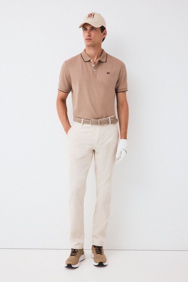 Pedro del Hierro Polo liso Golf Beige