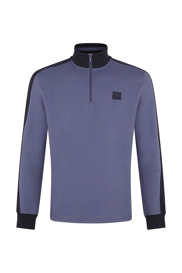 Pedro del Hierro Sudadera cremallera golf Azul