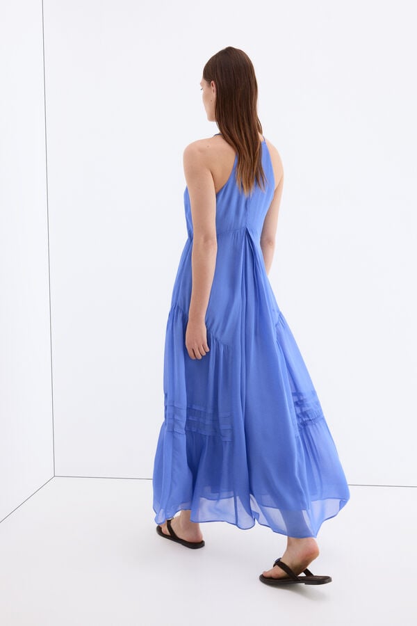 Pedro del Hierro Fluid strap dress Blue