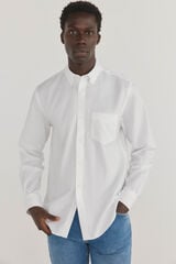 Pedro del Hierro Plain non-iron Oxford shirt White