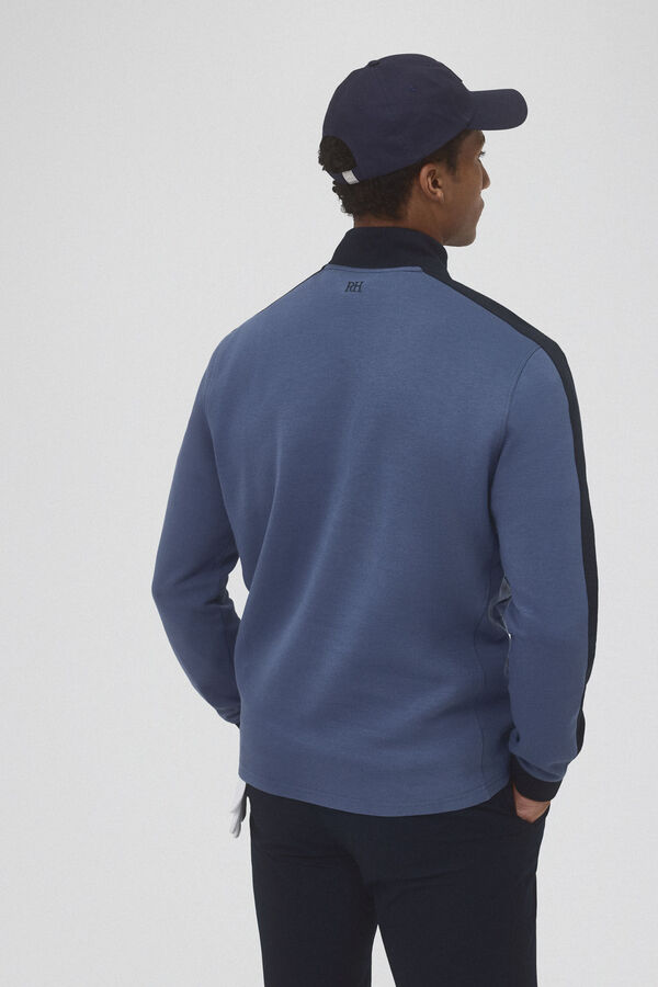 Pedro del Hierro Sudadera cremallera golf Azul