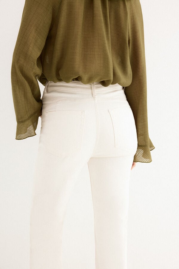 Pedro del Hierro Push up flare jeans Ecru