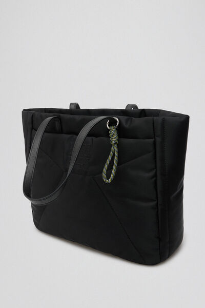 Pedro del Hierro Nylon tote bag Black