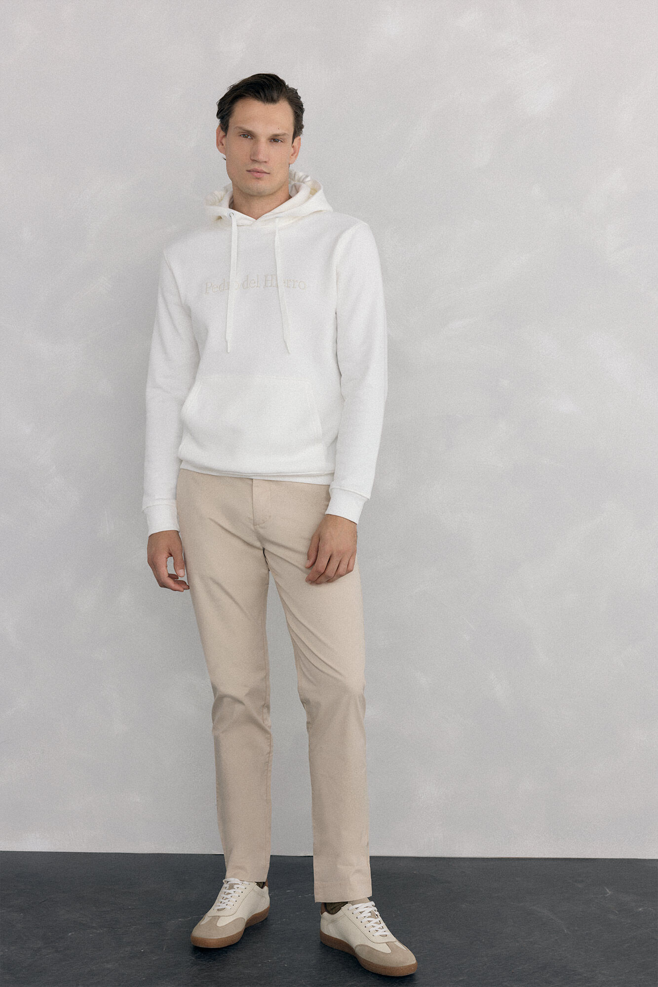 Pedro del Hierro Hooded logo sweatshirt