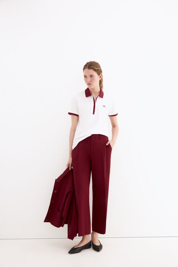 Pedro del Hierro Polo manga corta Blanco