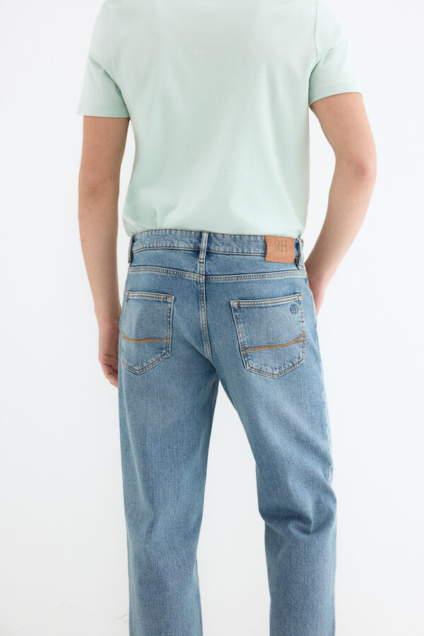 Pedro del Hierro New straight jeans Blue