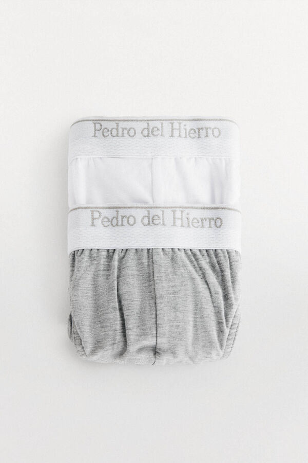 Pedro del Hierro Pack of 2 jersey-knit briefs White