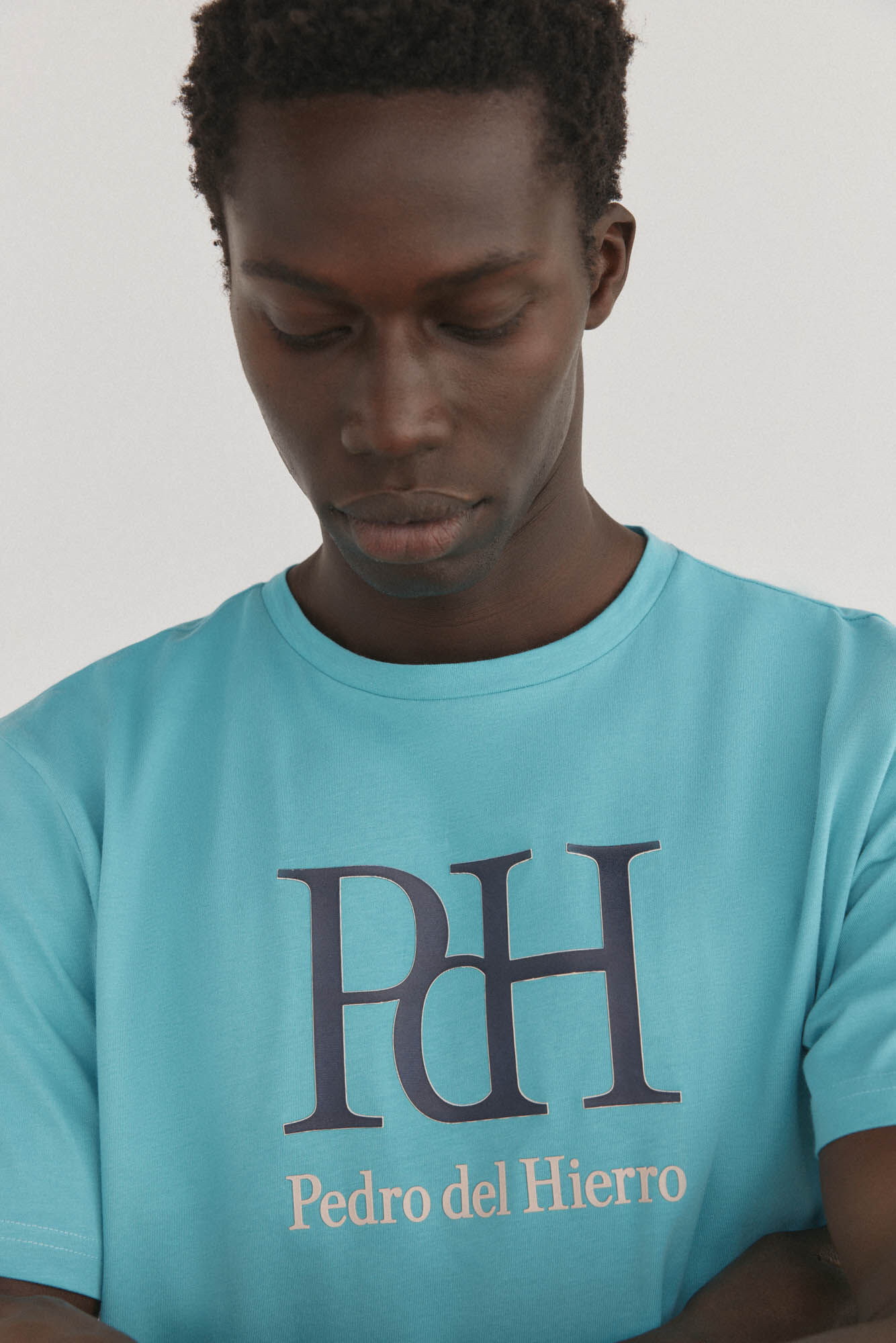 Pedro del Hierro T-shirt com logotipo