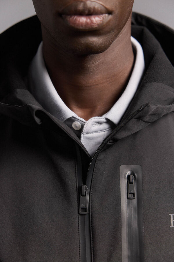 Pedro del Hierro Chaqueta lisa golf Negro