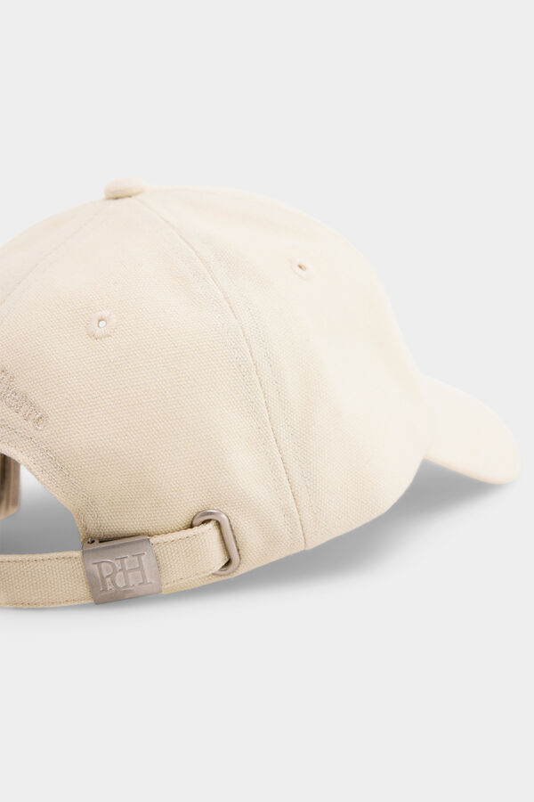 Pedro del Hierro Embroidered logo cap Ecru