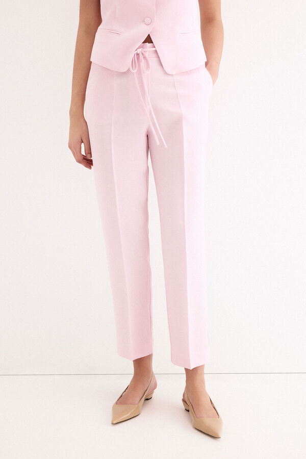 Pedro del Hierro Pink suit trousers Pink