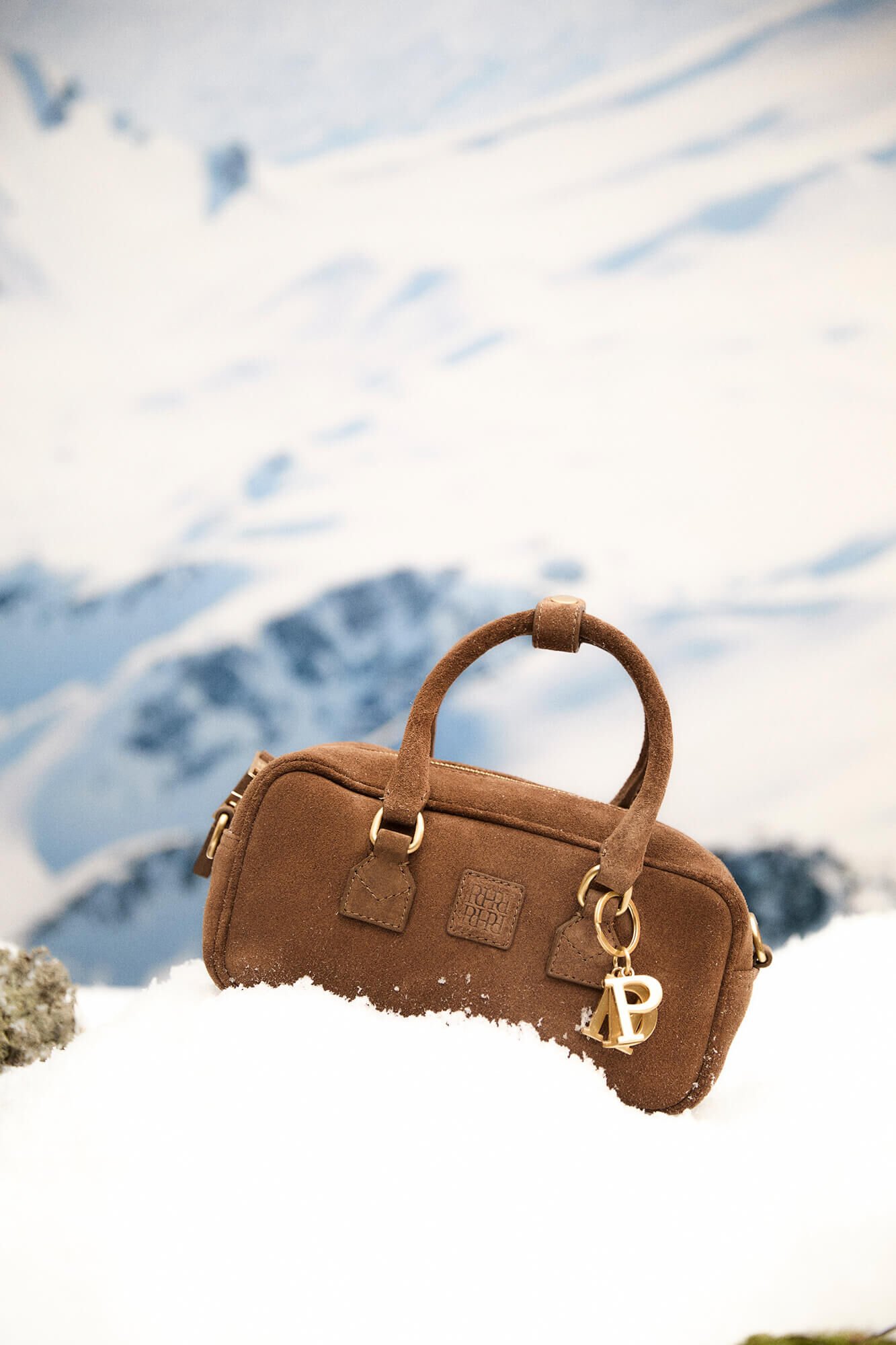 Pedro del Hierro mini bowling bag with leather crossbody