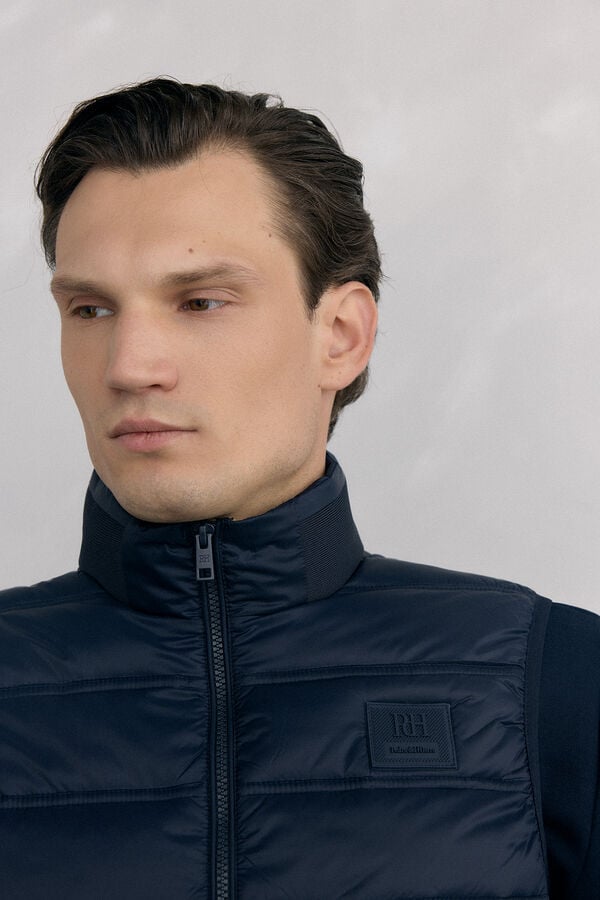 Pedro del Hierro Ultralight puffer gilet Blue
