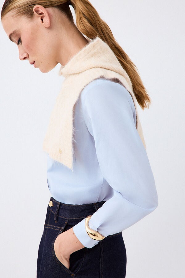 Pedro del Hierro Knit cape Brown