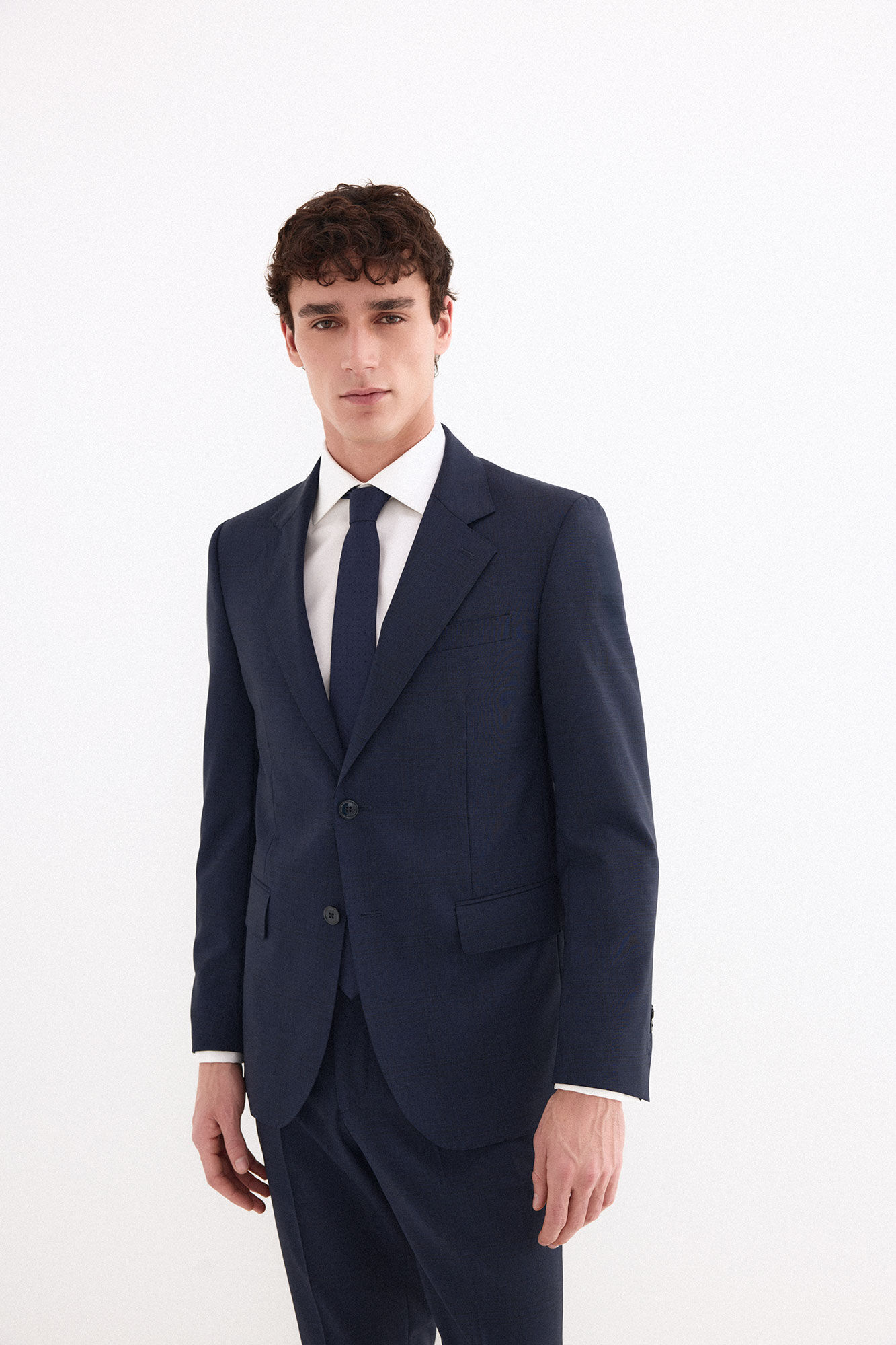 Pedro del Hierro Plaid slim fit blazer