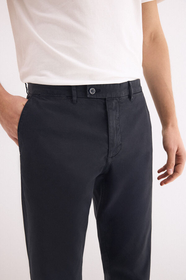 Pedro del Hierro Slim fit chinos Blue