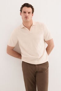 Pedro del Hierro Cotton premium short sleeve polo shirt