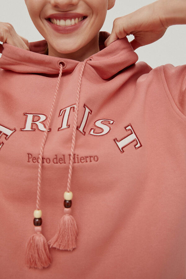 Pedro del Hierro Sweatshirt com capuz Rosa