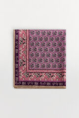 Pedro del Hierro Pañuelo bandana con estampado floral Morado