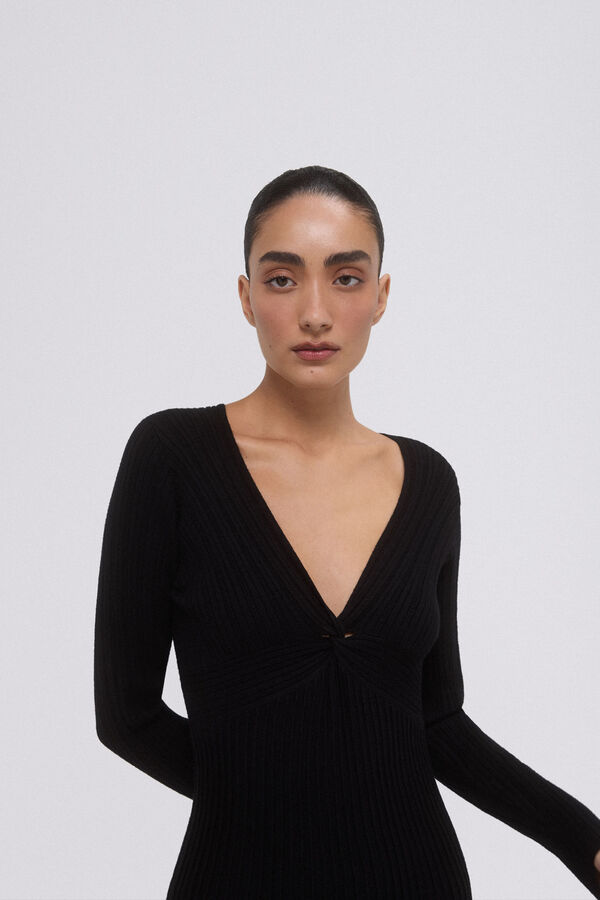 Pedro del Hierro Knit dress Black