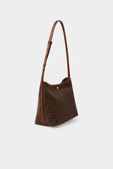 Pedro del Hierro Mala tote bag com logo Marrom