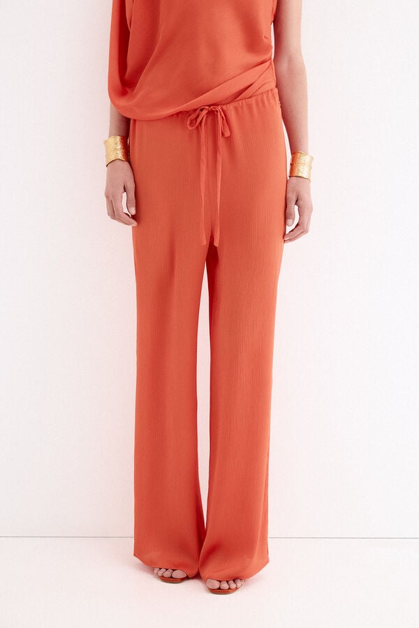 Pedro del Hierro Straight trouser Orange