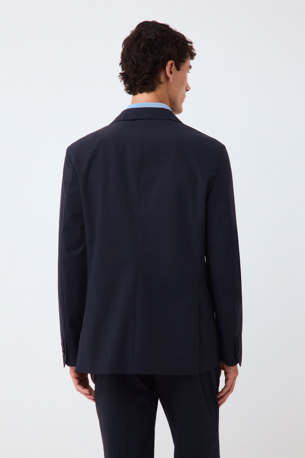 Pedro del Hierro Blazer de fato coordenado t&eacute;cnico Azul