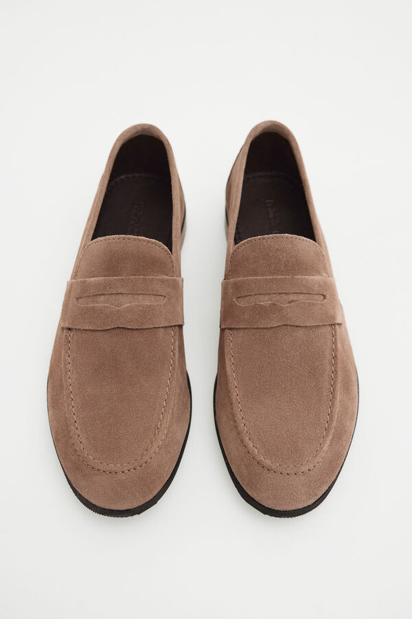 Pedro del Hierro Leather loafer Brown
