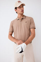 Pedro del Hierro Polo liso Golf Beige