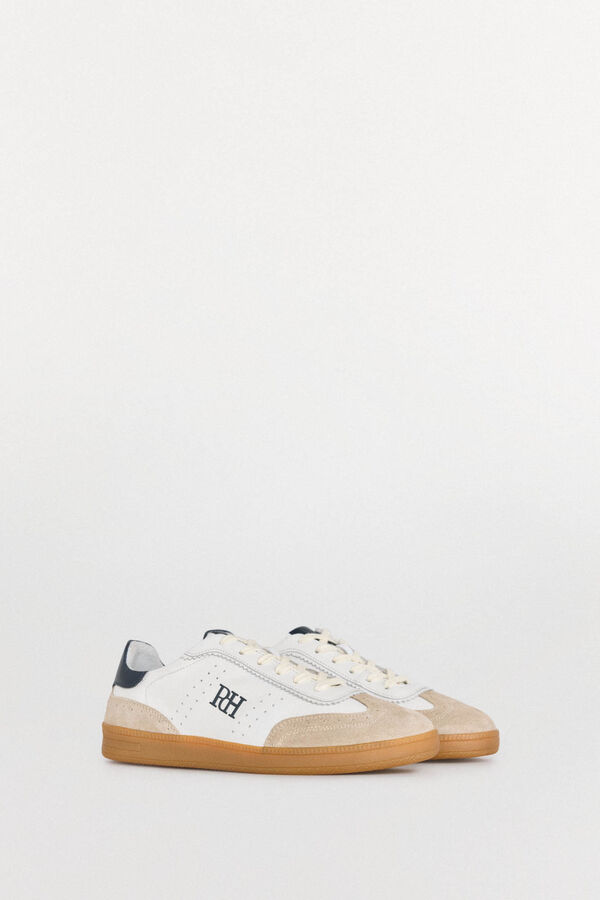 Pedro del Hierro leather sneakers Ecru
