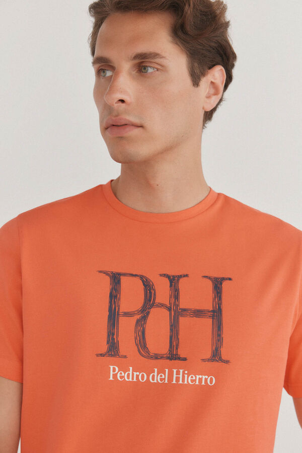 Pedro del Hierro Logo T-shirt Red
