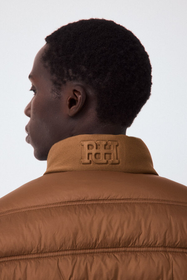 Pedro del Hierro Ultralight puffer jacket Beige