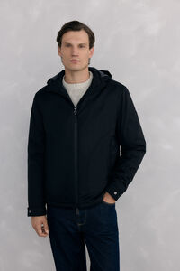 Pedro del Hierro Zip fastening jacket with hood