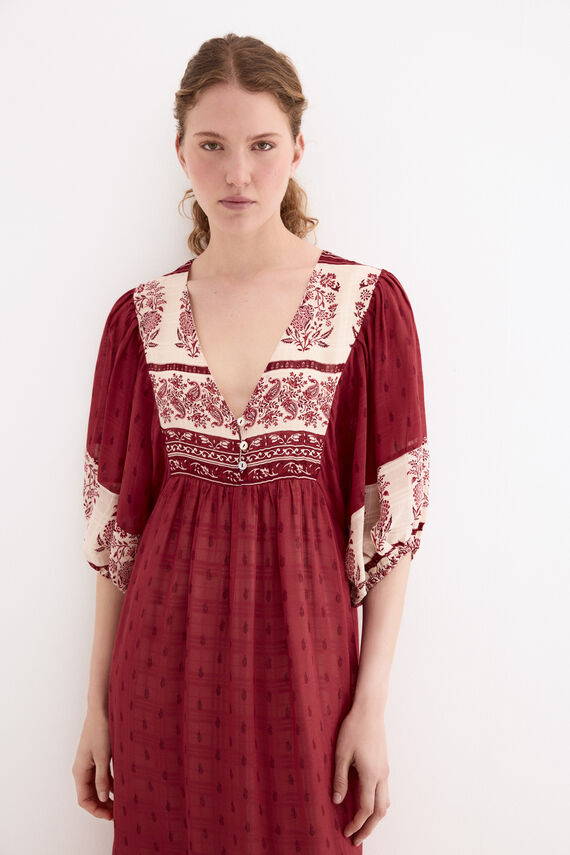Vestido túnica estampado floral