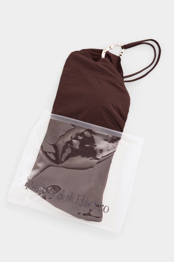 Pedro del Hierro Fato de banho com fivela Marrom