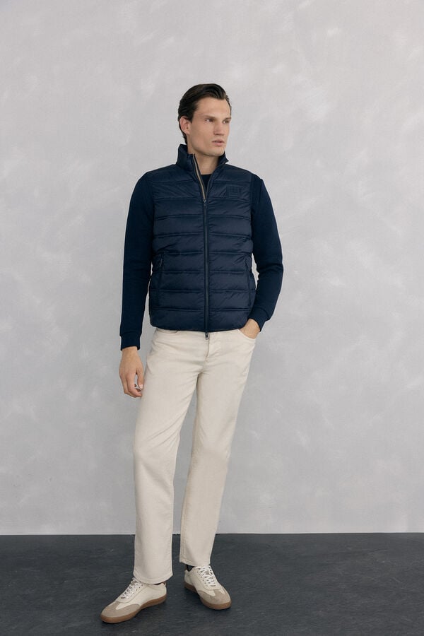 Pedro del Hierro Ultralight puffer gilet Blue